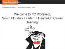 Tablet Screenshot of bocatechnical.com